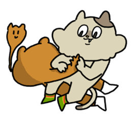 Bear and roommate 2 sticker #15819202