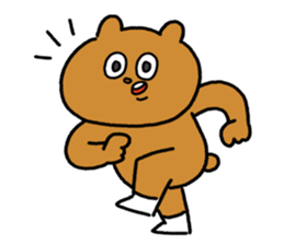 Bear and roommate 2 sticker #15819205