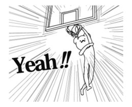 Stickers of sporty bear. sticker #15819285