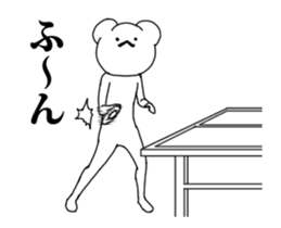 Stickers of sporty bear. sticker #15819294