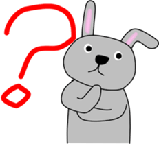 Good listener Mr.rabbit 2 sticker #15819414