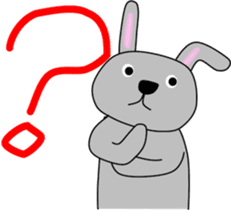 Good listener Mr.rabbit 2 sticker #15819414