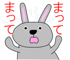 Good listener Mr.rabbit 2 sticker #15819416