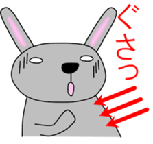 Good listener Mr.rabbit 2 sticker #15819418