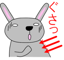 Good listener Mr.rabbit 2 sticker #15819418