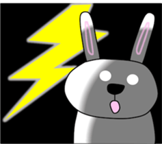 Good listener Mr.rabbit 2 sticker #15819421