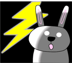 Good listener Mr.rabbit 2 sticker #15819421