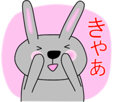 Good listener Mr.rabbit 2 sticker #15819422