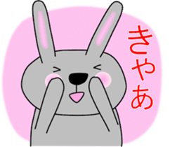 Good listener Mr.rabbit 2 sticker #15819422