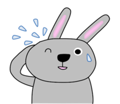 Good listener Mr.rabbit 2 sticker #15819423