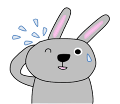 Good listener Mr.rabbit 2 sticker #15819423