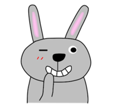Good listener Mr.rabbit 2 sticker #15819425