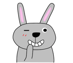 Good listener Mr.rabbit 2 sticker #15819425