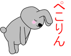 Good listener Mr.rabbit 2 sticker #15819426