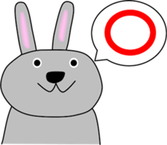Good listener Mr.rabbit 2 sticker #15819432
