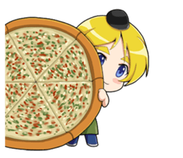 Pizza Girl sticker #15820216