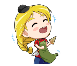 Pizza Girl sticker #15820224