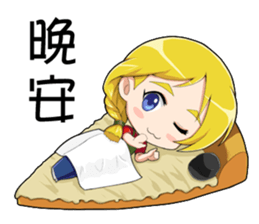 Pizza Girl sticker #15820230