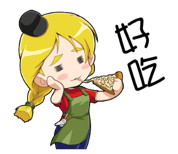 Pizza Girl sticker #15820232
