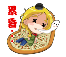 Pizza Girl sticker #15820233