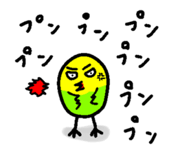 A singing bird sticker #15820431