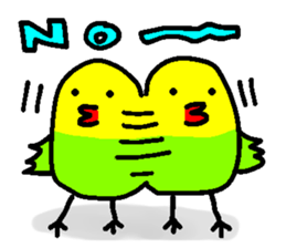 A singing bird sticker #15820439
