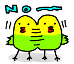 A singing bird sticker #15820439