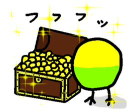 A singing bird sticker #15820455