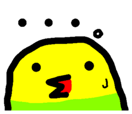 A singing bird sticker #15820457