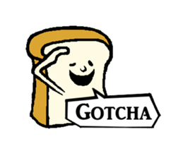 Cute-Plain bread sticker #15820885