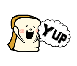 Cute-Plain bread sticker #15820886