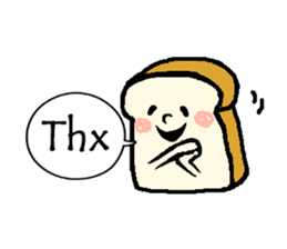 Cute-Plain bread sticker #15820888