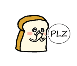 Cute-Plain bread sticker #15820890
