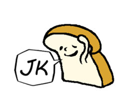 Cute-Plain bread sticker #15820891