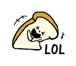 Cute-Plain bread sticker #15820893