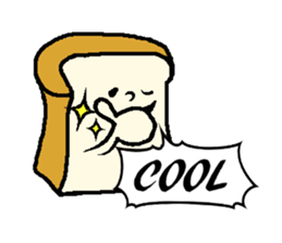Cute-Plain bread sticker #15820896