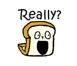 Cute-Plain bread sticker #15820899