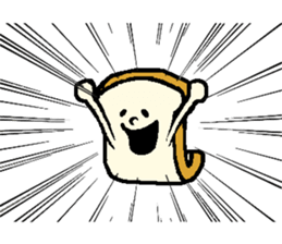 Cute-Plain bread sticker #15820900