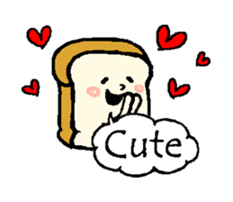 Cute-Plain bread sticker #15820901