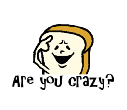 Cute-Plain bread sticker #15820902