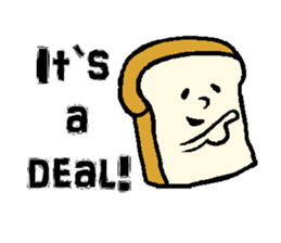 Cute-Plain bread sticker #15820904