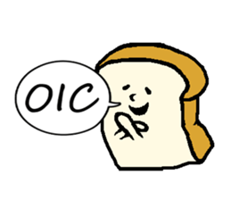 Cute-Plain bread sticker #15820905
