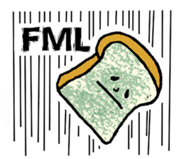 Cute-Plain bread sticker #15820911