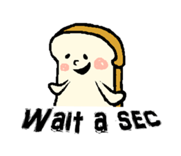 Cute-Plain bread sticker #15820915