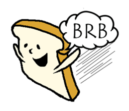 Cute-Plain bread sticker #15820916