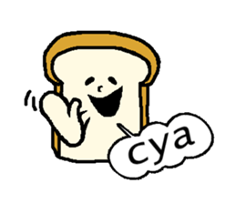 Cute-Plain bread sticker #15820917