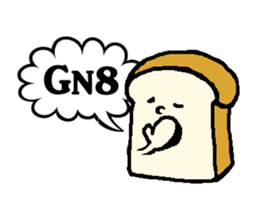 Cute-Plain bread sticker #15820918