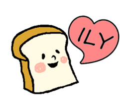 Cute-Plain bread sticker #15820919