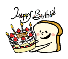 Cute-Plain bread sticker #15820921