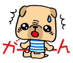 Very pretty pug! sticker #15820979